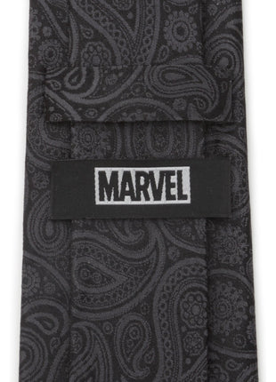 Marvel Deadpool Hidden Paisley Black Silk Men's Tie