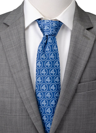 Marvel Fantastic Four Men's Blue Tie
