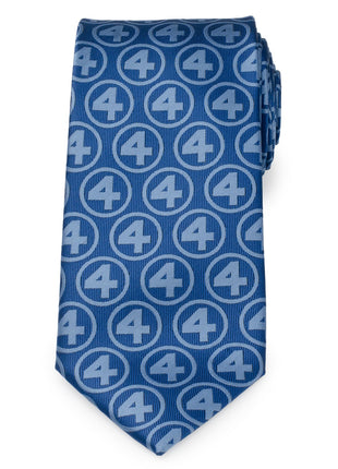 Marvel Fantastic Four Men's Blue Tie