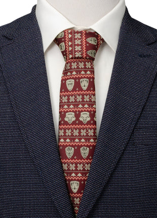 Marvel Guardians of the Galaxy Fair Isle Red Men's Tie