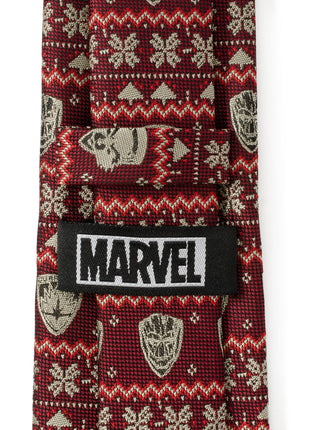 Marvel Guardians of the Galaxy Fair Isle Red Men's Tie