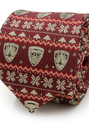 Marvel Guardians of the Galaxy Fair Isle Red Men's Tie