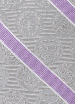 Marvel Guardians of the Galaxy Gray Stripe Tie