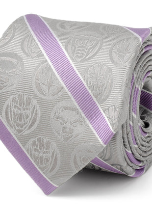 Marvel Guardians of the Galaxy Gray Stripe Tie