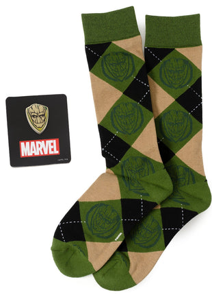 Marvel Guardians of the Galaxy Groot Argyle Green Gift Set
