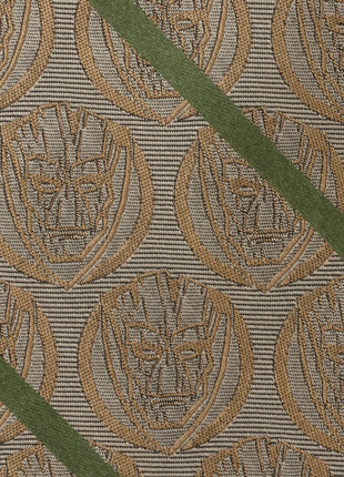 Marvel Guardians of the Galaxy Groot Tan Striped Men's Tie