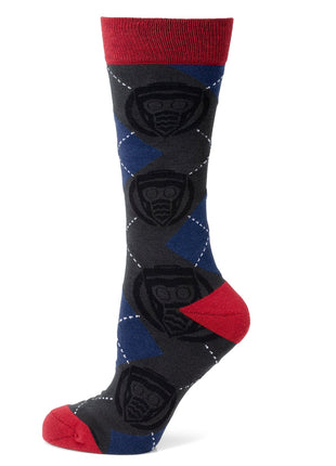 Marvel Guardians of the Galaxy Groot Star-Lord Charcoal Argyle Gift Set