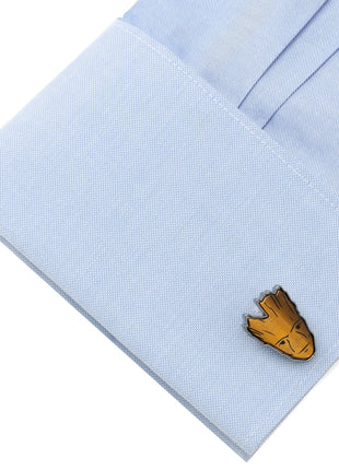 Marvel Guardians of the Galaxy Groot Tigers Eye Cufflinks