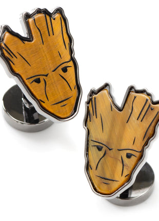 Marvel Guardians of the Galaxy Groot Tigers Eye Cufflinks