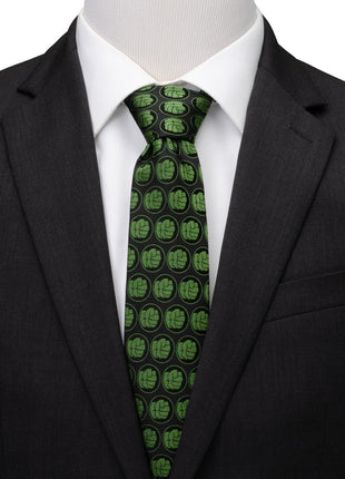 Marvel Hulk Black Men's Tie