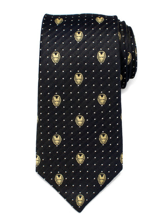 Marvel Iron Man Gray Dot Tie