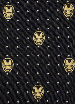 Marvel Iron Man Gray Dot Tie