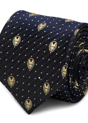 Marvel Iron Man Gray Dot Tie