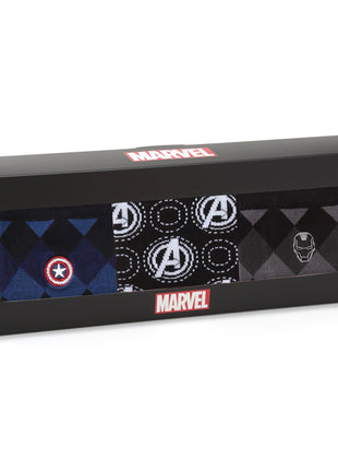 Marvel Argyle 3 Socks Pack and Lapel Pin Gift Set