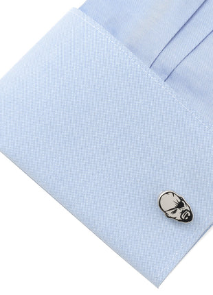 Marvel Nick Fury Silver Cufflinks