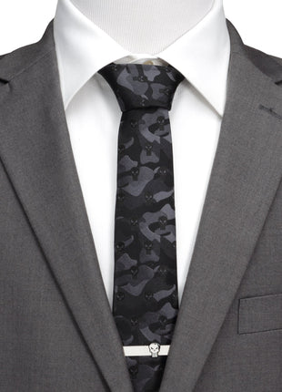 Marvel The Punisher Camo Black Silk Men's Tie
