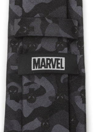 Marvel The Punisher Camo Black Silk Men's Tie