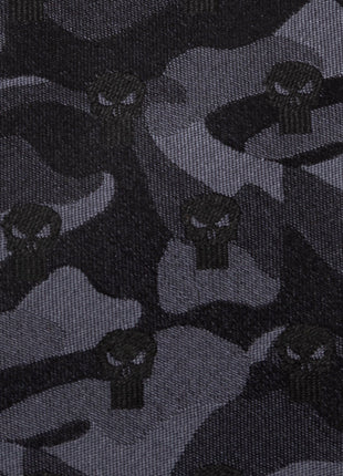 Marvel The Punisher Camo Black Silk Men's Tie
