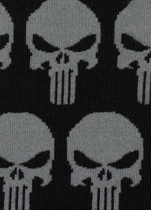 Marvel Punisher Black Socks and Silver Lapel Pin Gift Set