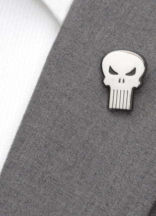 Marvel The Punisher Silver Lapel Pin