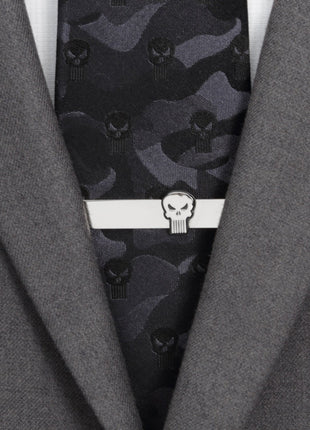 Marvel The Punisher Silver Tie Bar