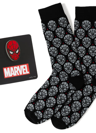 Marvel Spider-Man Dot Gray and Black Gift Set
