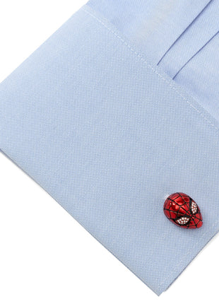 Marvel Spider-Man 3D Crystal Cufflinks