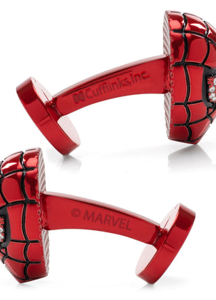 Marvel Spider-Man 3D Crystal Cufflinks