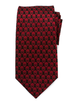 Marvel Spider-Man Mask Red Men's Tie