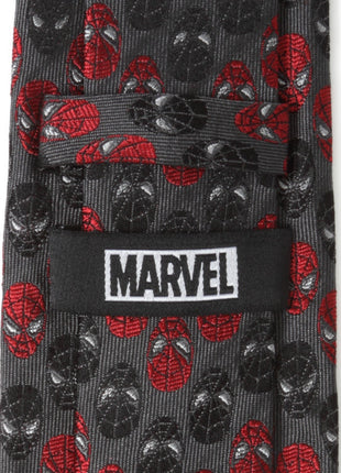Marvel Spider-Man Chevron Red Black Men's Tie