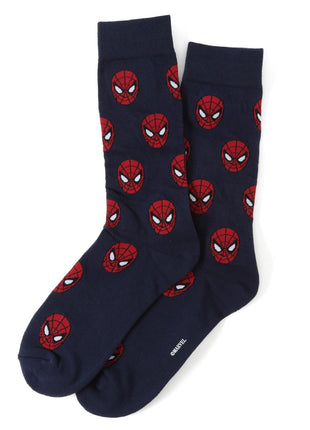 Marvel Spider-Man 3 Pack Socks and Lapel Pin Gift Set
