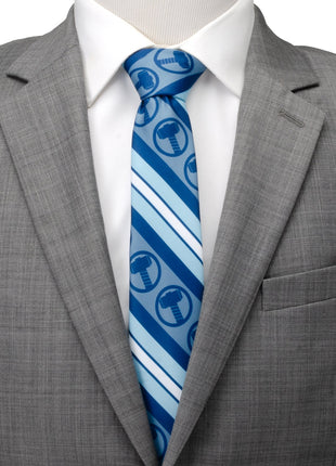 Marvel Thor Blue Striped Men's Tie