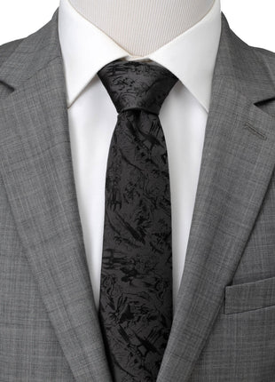 Venom Dark Gray Action Men's Tie