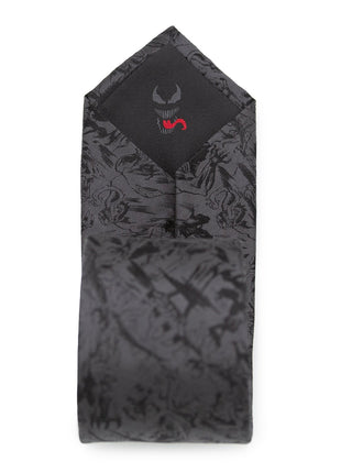 Venom Dark Gray Action Men's Tie