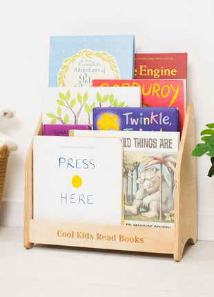 Front facing bookshelf