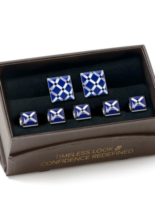 Mother of Pearl Diamond 5-Stud Set