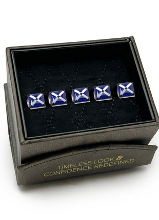 Mother of Pearl Diamond 5-Studs