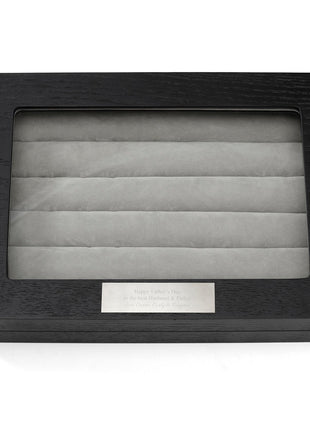 Onyx Cufflinks Collector's Case - 36 pairs