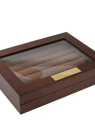 Espresso Cufflinks Collector's Case - 36 pairs