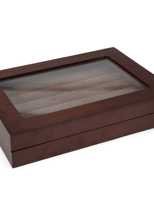 Espresso Cufflinks Collector's Case - 36 pairs