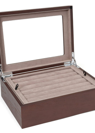 Espresso Cufflinks Collector's Case - 72 pairs