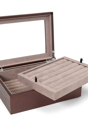 Espresso Cufflinks Collector's Case - 72 pairs