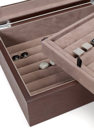 Espresso Cufflinks Collector's Case - 72 pairs