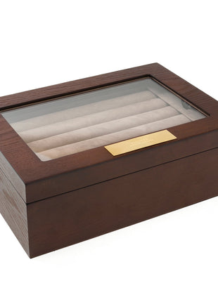 Espresso Cufflinks Collector's Case - 72 pairs