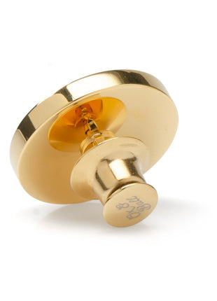 Two Toned Stainless Steel Round Infinity Engravable Lapel Pin