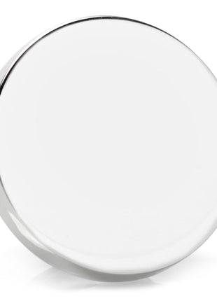 Stainless Steel Engravable Round Infinity Lapel Pin