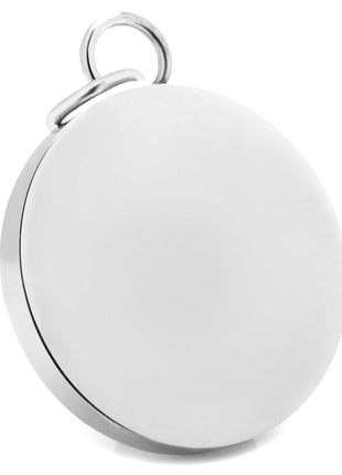 Stainless Steel Engravable Round Infinity Pendant