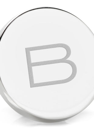 Stainless Steel Engravable Round Infinity Tie Tac