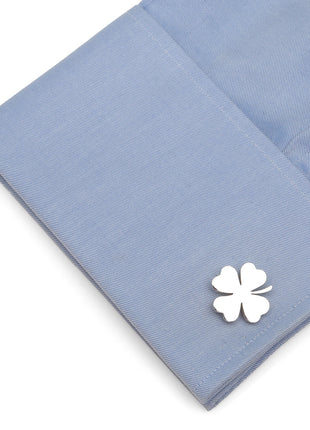 Four Leaf Clover Stainless Cufflink