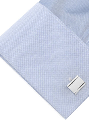 Stainless Steel Engravable Etched Frame Cufflinks